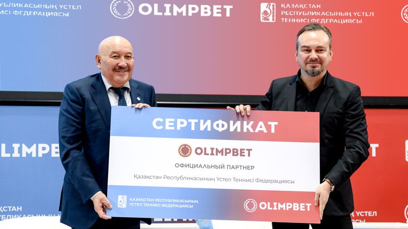Ильсияр Канагатов, Андрей Жарков Казахстан настольный теннис Olimpbet