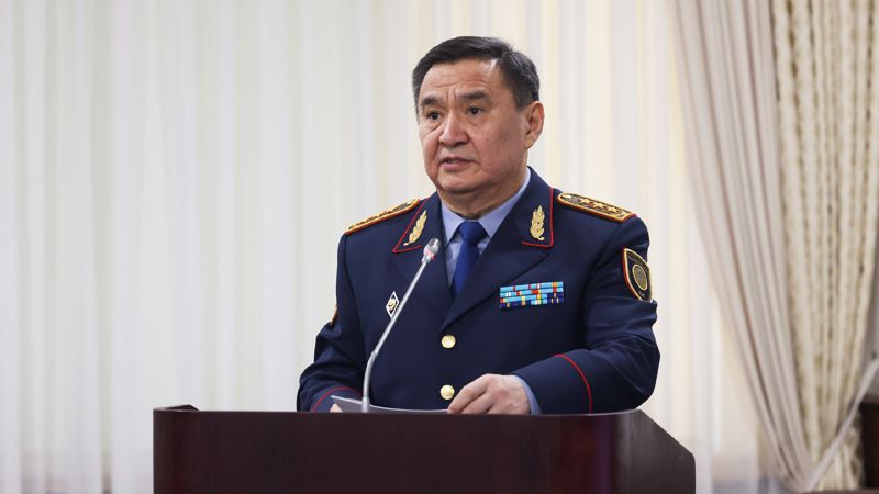 Марат Ахметжанов Мемлекет басшысы Ішкі істер министрі Марат Ахметжановты қабылдады