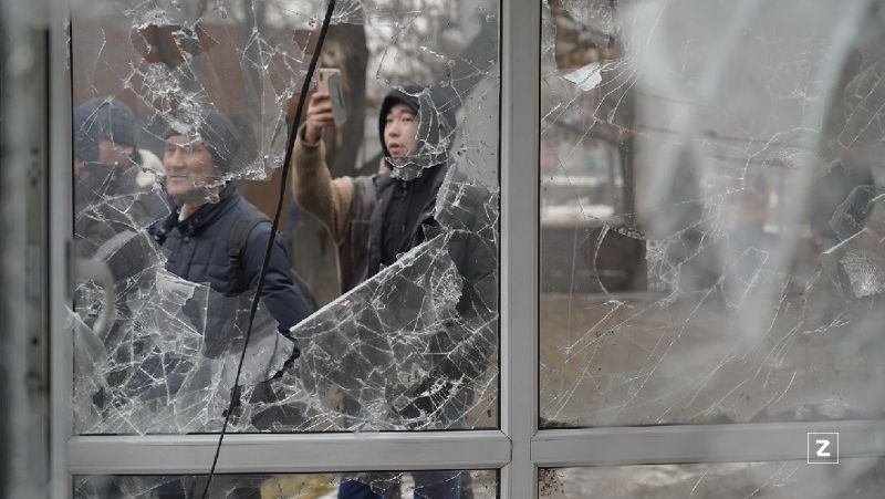 беспорядки в Алматы мародерство в городе Алматы