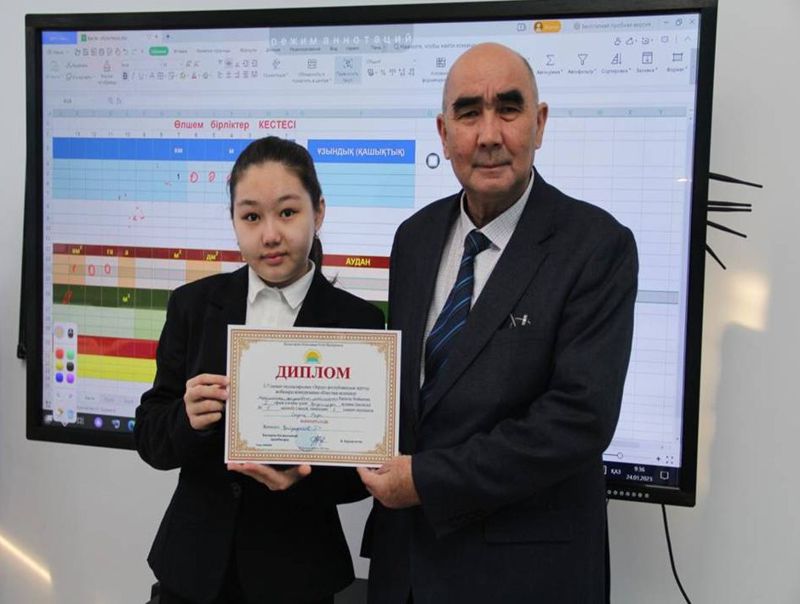 Кызылординская школьница придумала новую математическую таблицу
