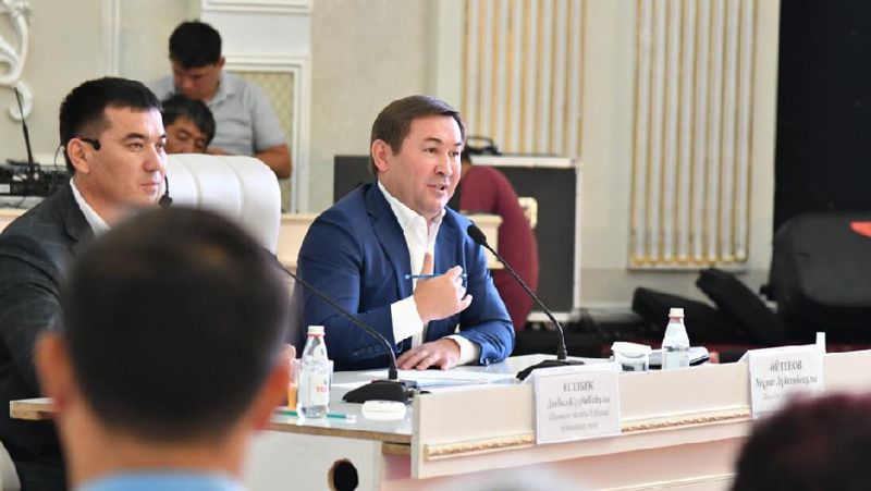 Айтенов на совещании проекты Шымкент