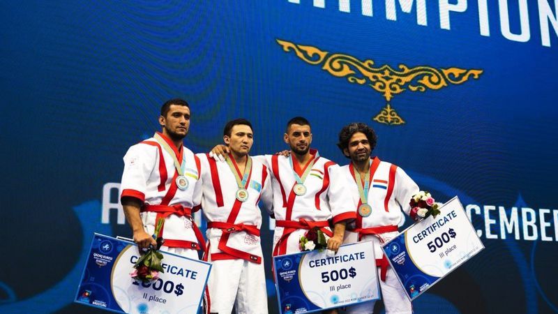 Қазақ күресінен спортшылар Қазақ күресінен төрт медаль Қазақстан қоржынында