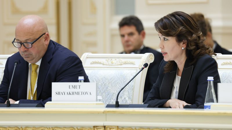 Глава Halyk Bank Умут Шаяхметова приняла участие в заседании Совета иностранных инвесторов