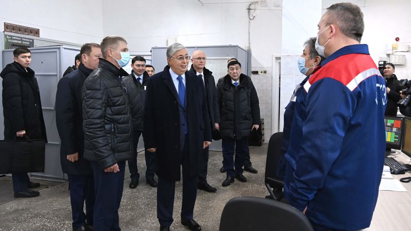 Касым-Жомарт Токаев в "Лисаковскгоркоммунэнерго" Креативный ролик с Токаевым восхитил казахстанцев