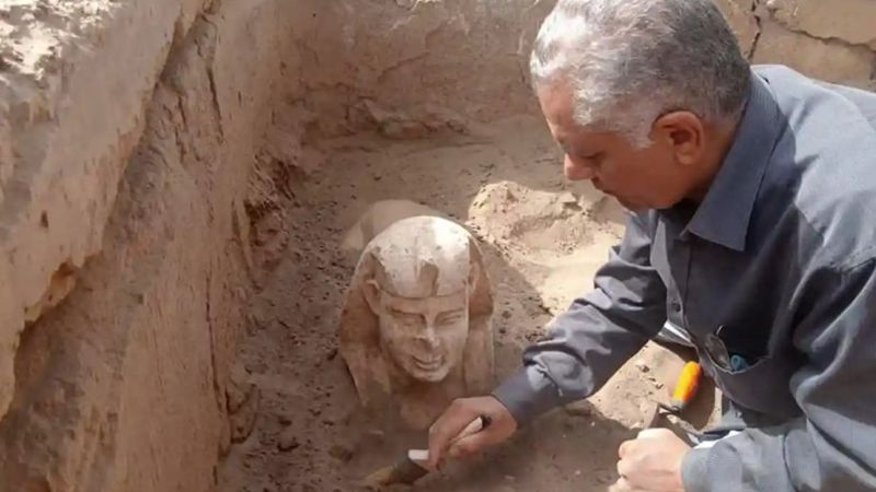 сфинкс нашли в Египте