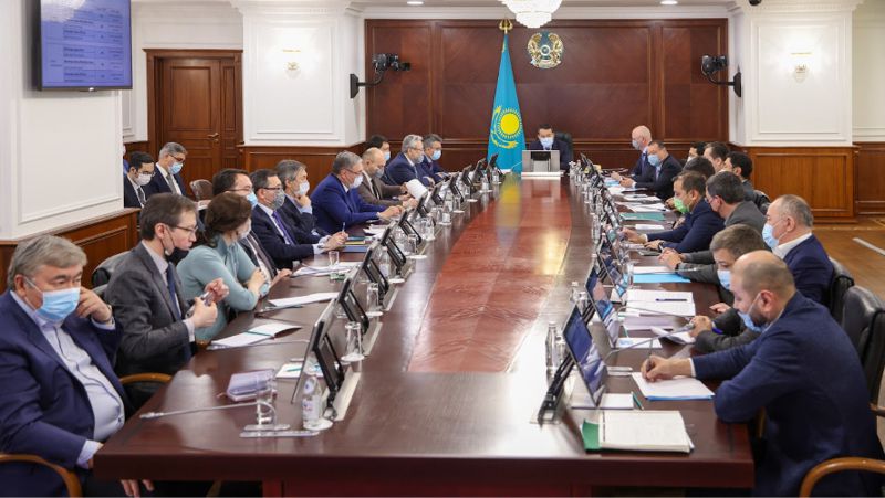Заседание оперативного штаба Запасы продовольствия