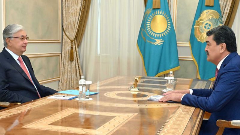 Тоқаев жаңа Экология және табиғи ресурстар министрімен кездесті Тоқаев жаңа Экология және табиғи ресурстар министрімен кездесті