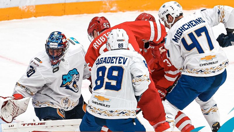 Хоккеисты Барыс одолел Спартак