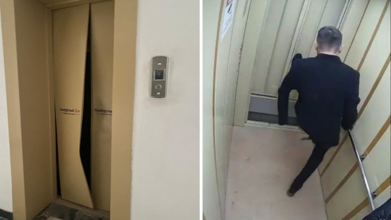 лифт мужчина хулиганство повреждение