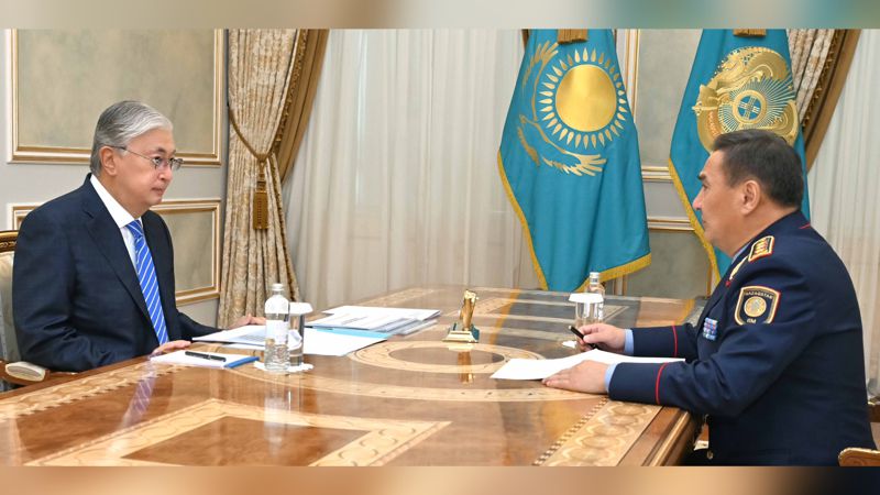 Ахметжанов, Токаев Ахметжанов доложил Токаеву о криминогенной обстановке