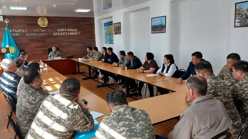 Қорғаныс министрлігінің ақпараттық-түсіндіру тобы батыс өңірде кездесулер өткізді Кездесу