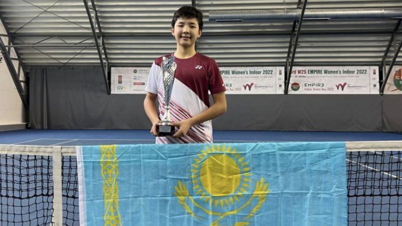 Зангар Нурланулы выиграл теннисный турнир серии ITF Juniors в Словакии