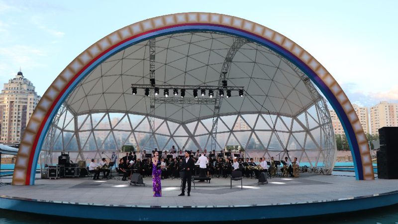 Казахстан день города празднование филармония концерт