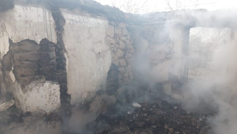 пожар в селе на севере Казахстана, погибли 4 человека