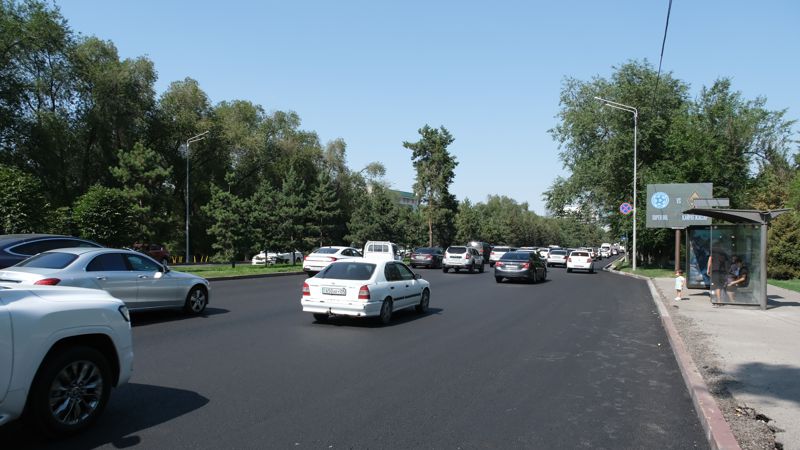 В Алматы завершили ремонт крупной магистрали