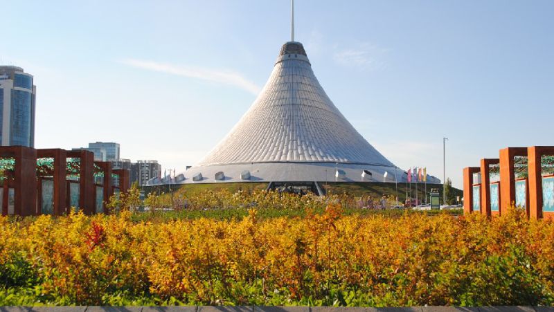 Астана, осень, прогулки по городу 