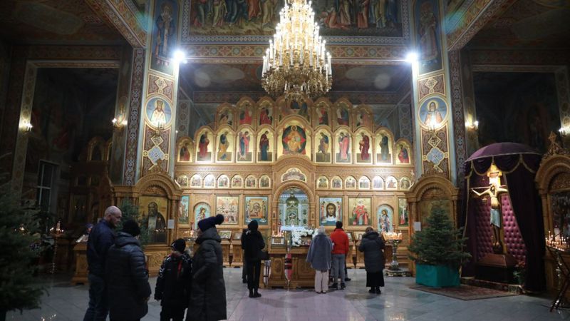 Праздничная литургия по случаю Крещения Господня
