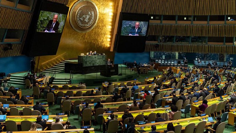 Казахстан воздержался от голосования по резолюции ГА ООН против ...
