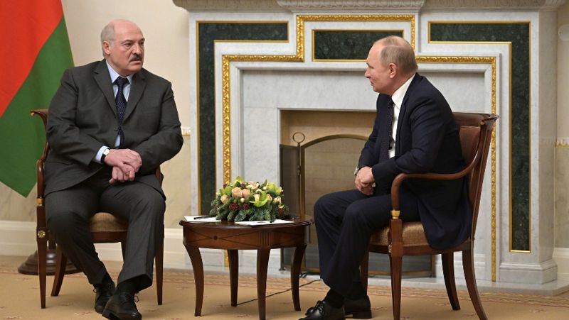 Президенты России и Беларуси