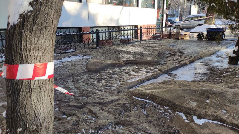 прорыва водопровода