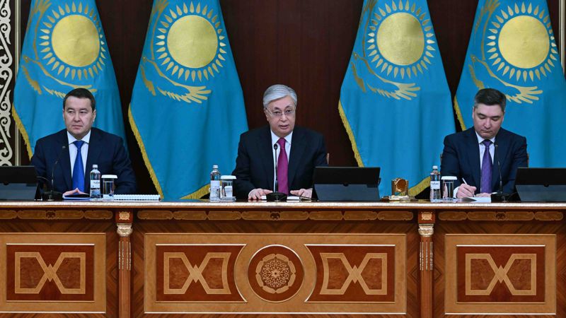 Токаев Казахстан совещание Токаев правительство