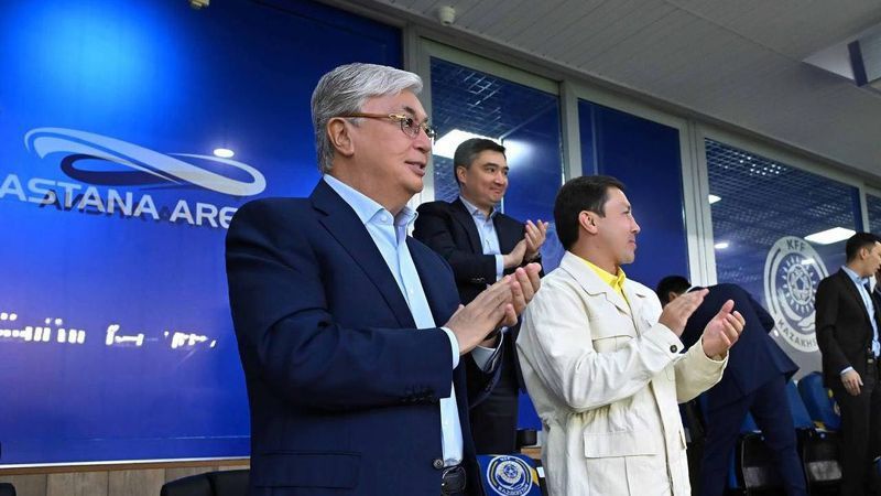 Қасым-Жомарт Тоқаев, футбол, Астана арена, Солтүстік Ирландия, Қазақстан
