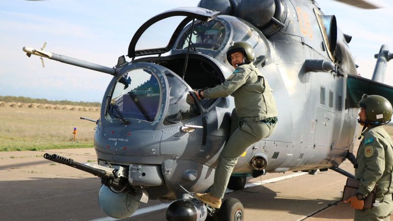 военная авиация вертолет, летчик, учения