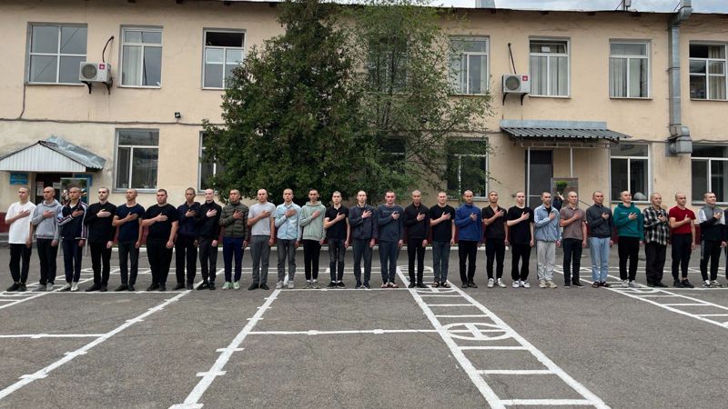 торжественные проводы алматинских призывников