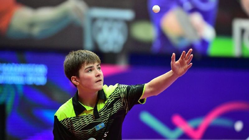 Юный казахстанец стал победителем крупного турнира по настольному теннису