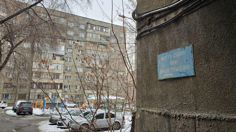 дворы в Алматы, территория застроена