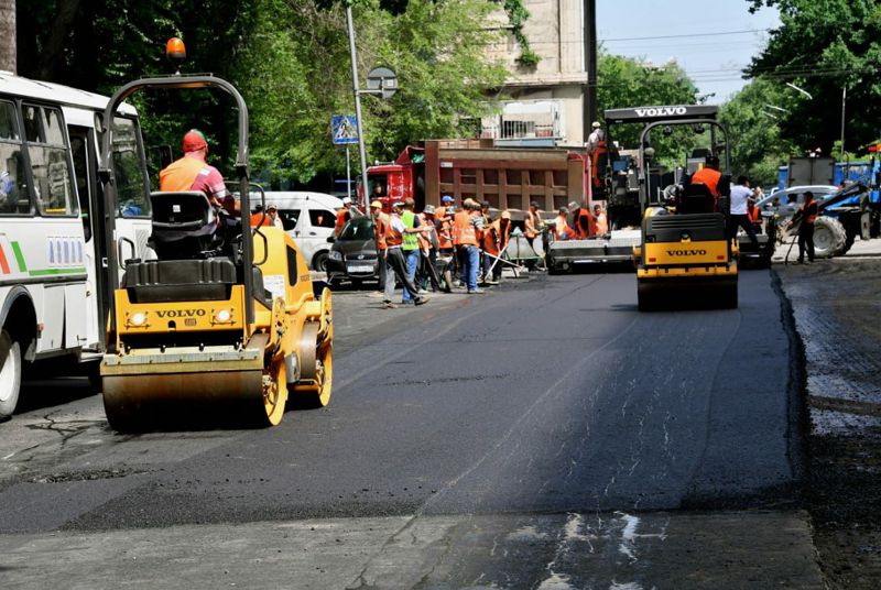 ремонт дорог в городе, износ дорог, ежегодное строительство дорог