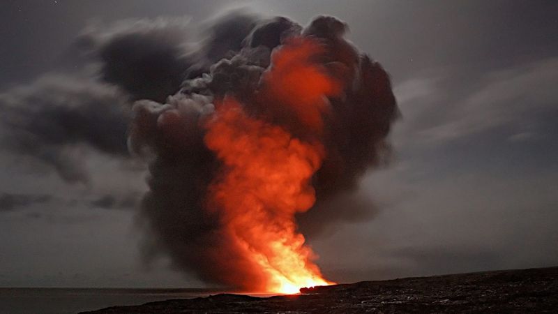 вулкан на Гавайях