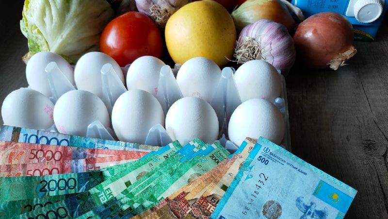 тенге и продукты социально значимые продукты подорожали почти на 21% за год