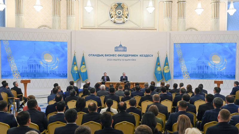 Отандық бизнес өкілдерімен кездесу, Мемлекет басшысы