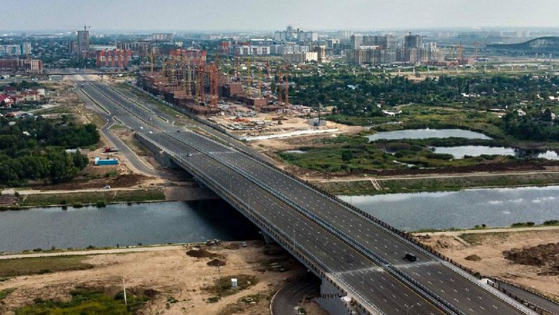 мост, Нур-Султан мост открытие Нур-Cултан
