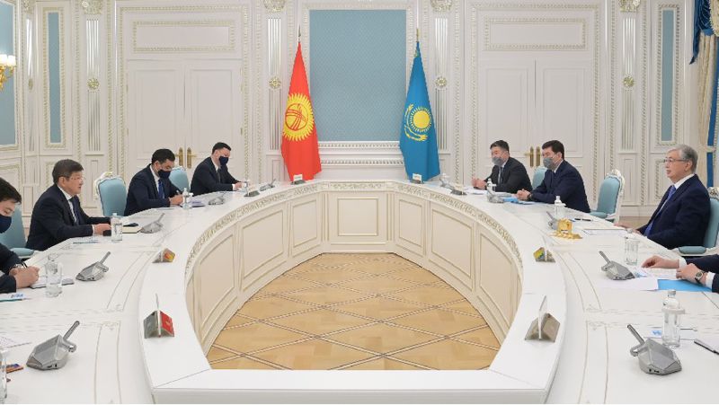токаев, кыргызстан, встреча