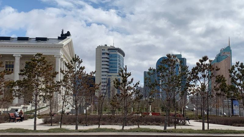 Казахстан Астана весна
