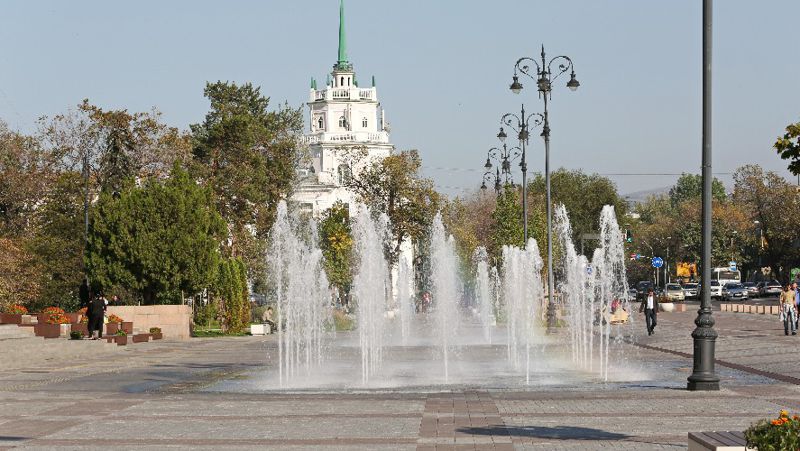 субұрқақ, фонтан, Алматы